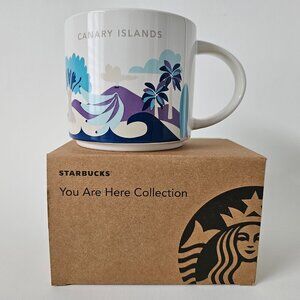 NIB STARBUCKS You Are Here Canary Islands Coffee Mug Cup 14floz/414ml